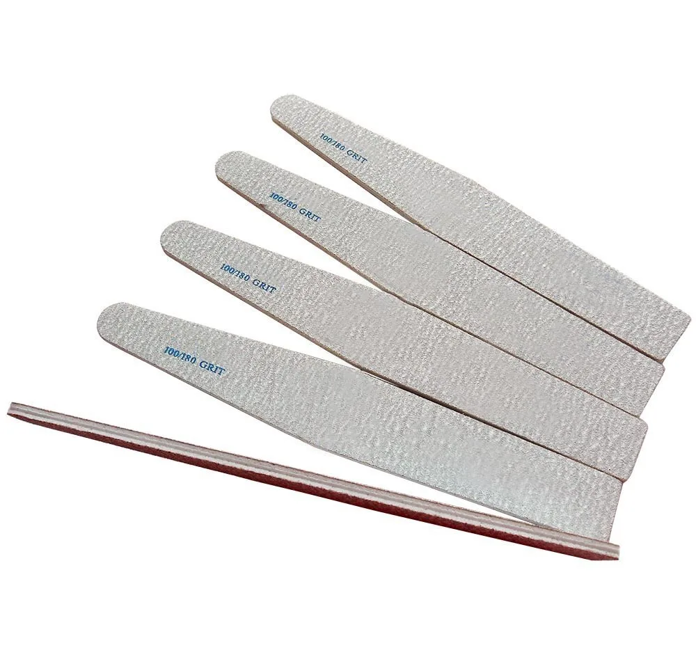 25 pcs/lot high quality salon nail file 100/180 nail art tool manicure