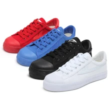 Воин прогулки парусиновая обувь Для мужчин Для женщин Классический Низкий Топ Скейтбординг обувь анти-скользкой резины Sneakser спортивная обувь WXY-A329G