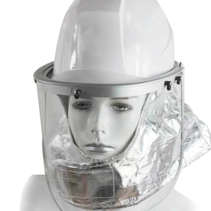 

Full Head Protective Safety Helmet with Mask For the furnace workers High temperature Smelting Metallurgy Steelmaking industry