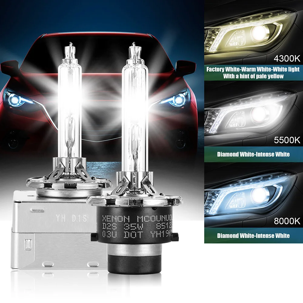 4300k, 4500k, 5000k lâmpada xenon k 5500k 6000k hid d2s, lâmpada xenon