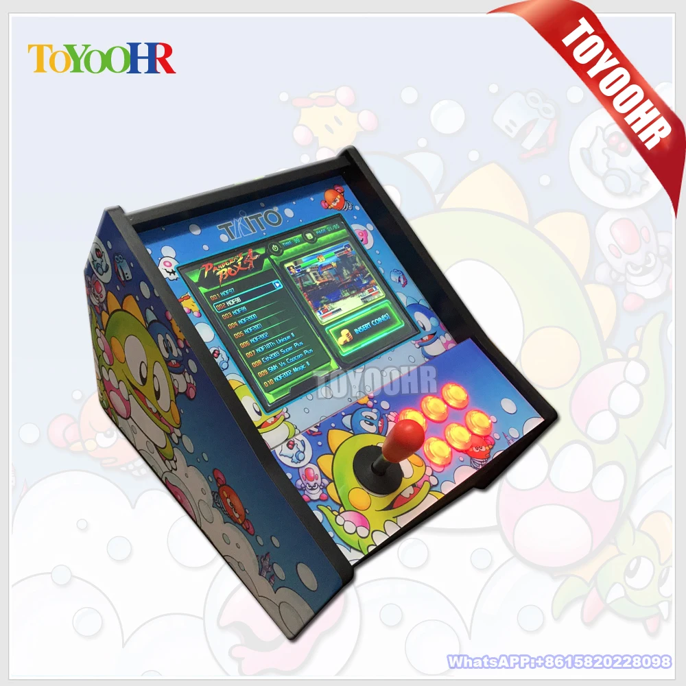12 дюймов Дисплей Аркада консоли настольная игра Кабинета/645 в 1 Pandora's Box 4|table top