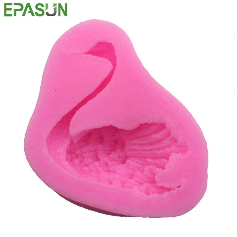 

EPASUN Swan Silicone Fondant Soap Mold Form Christmas Cake Decorating Chocolate Hand Making Art Craft Molds Kitchen Mould Tools