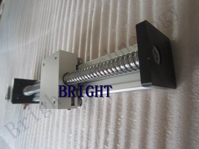 

12mm linear guide rail 1204 ballscrews effective stroke 100mm linear guide linear rails cnc + 17nema 42 stepper motor SGK