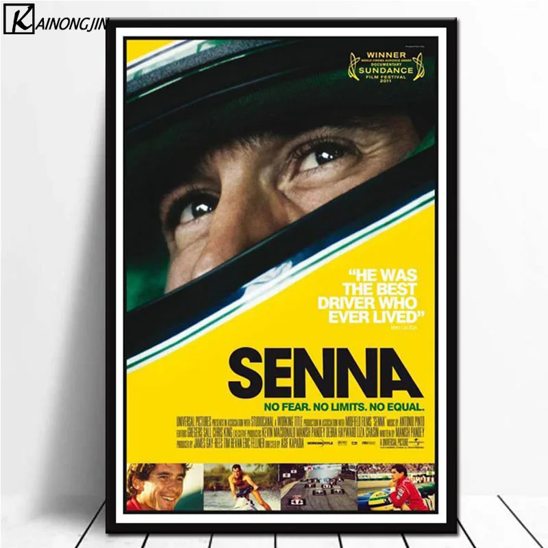 

Ayrton Senna F1 Formula Racing Car Poster Wall Art Canvas Painting Posters and Prints Wall Picture Room Decorative Home Decor