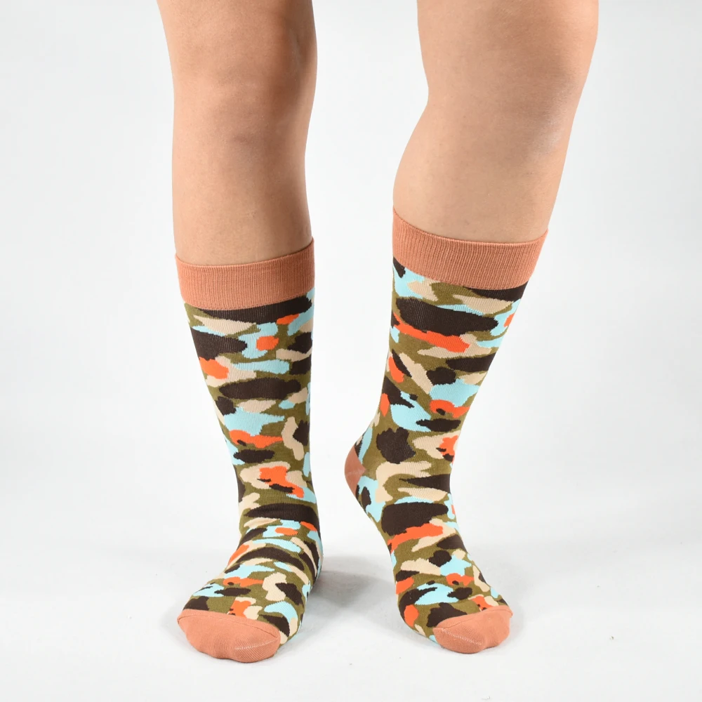 Calcetines Hombre 2019 роскошные мужские носки яркие цветные изящные забавные с узором в