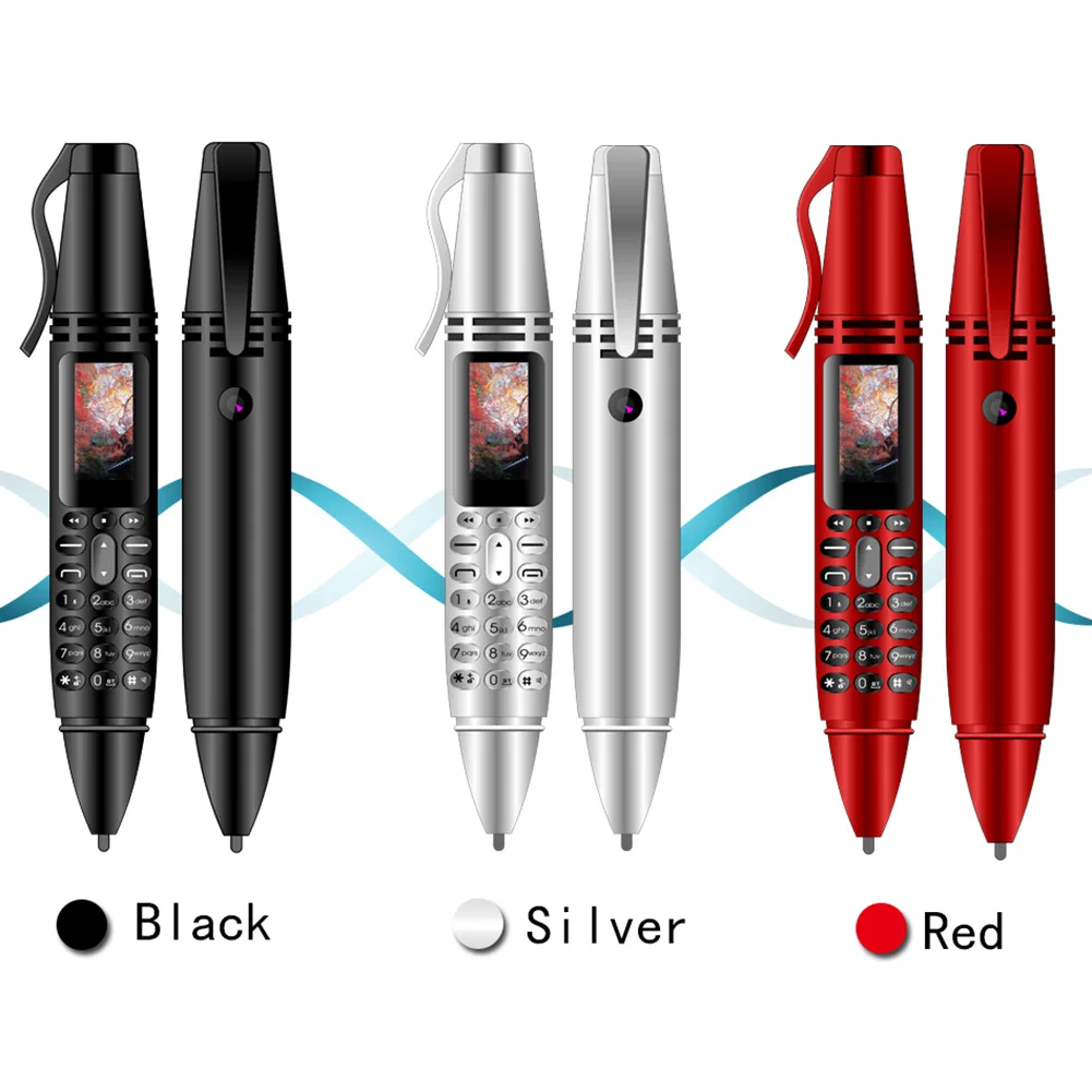 

Mini Bluetooth Dialer Pen Tiny Screen Support SIM TF Card Mobile Phone WIF66
