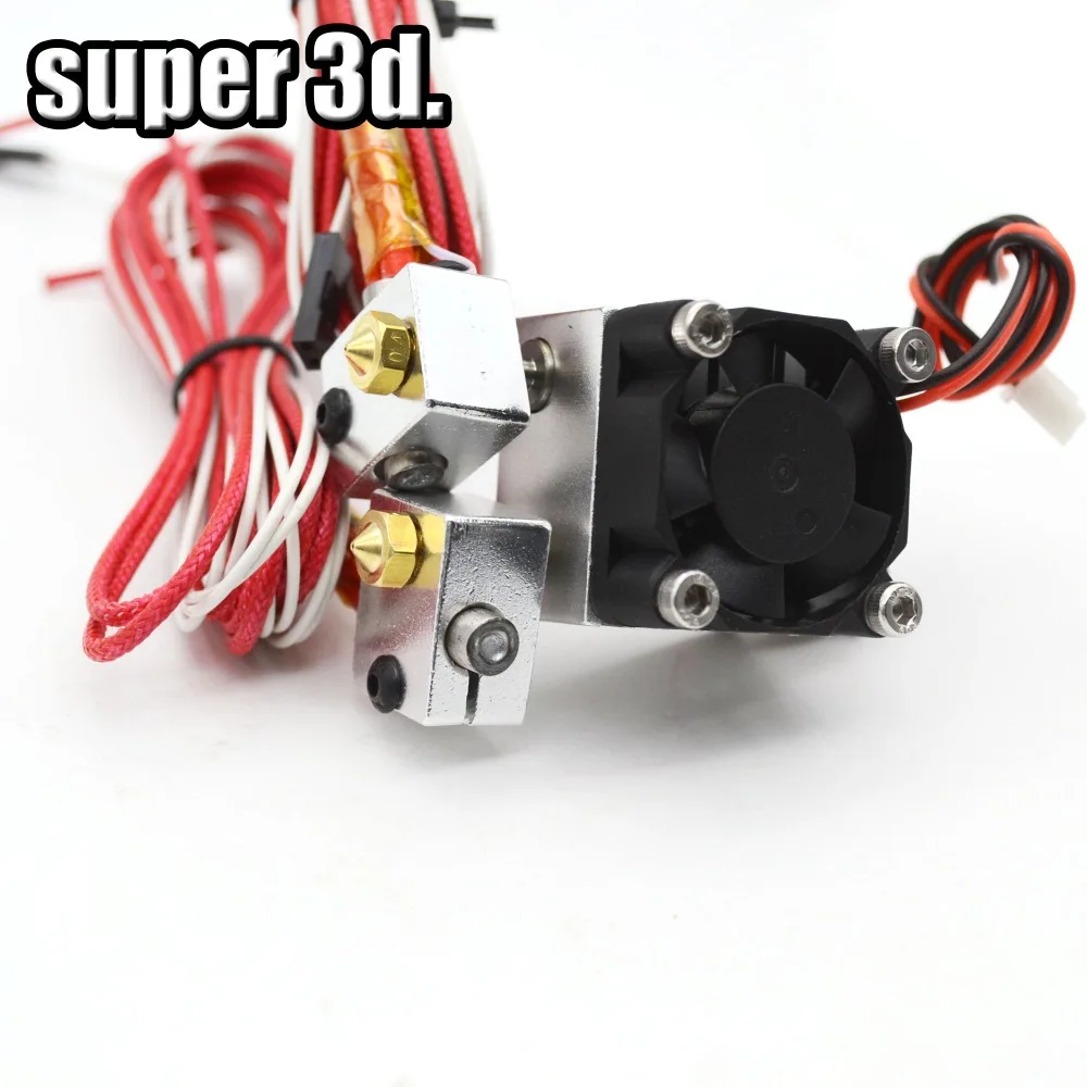 3D Принтер V6 Cyclops Chimera 2 в 1 out + печатающая головка экструдер с 2m тефлоновой трубкой