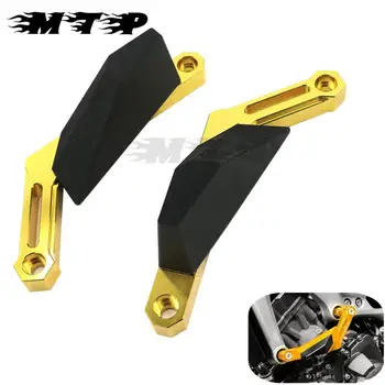

CNC Motorcycle Engine Frame Slider Block Crash Falling Protection For Yamaha MT-09 MT09 TRACER FZ09 2013-2016 FJ-09 15-16