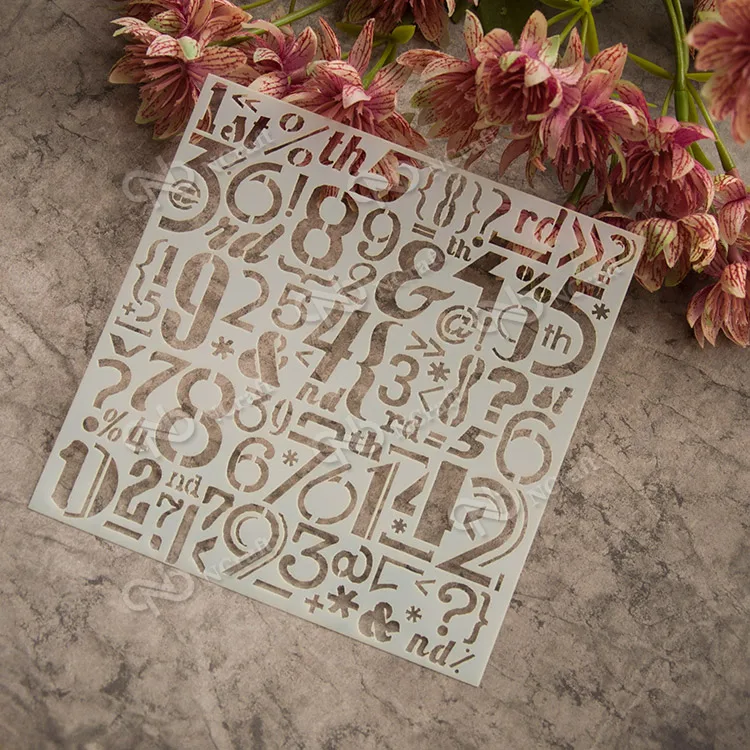 

NCraft Stencil S12 Scapbook Stencil Cake Decorating Tool scrapbooking