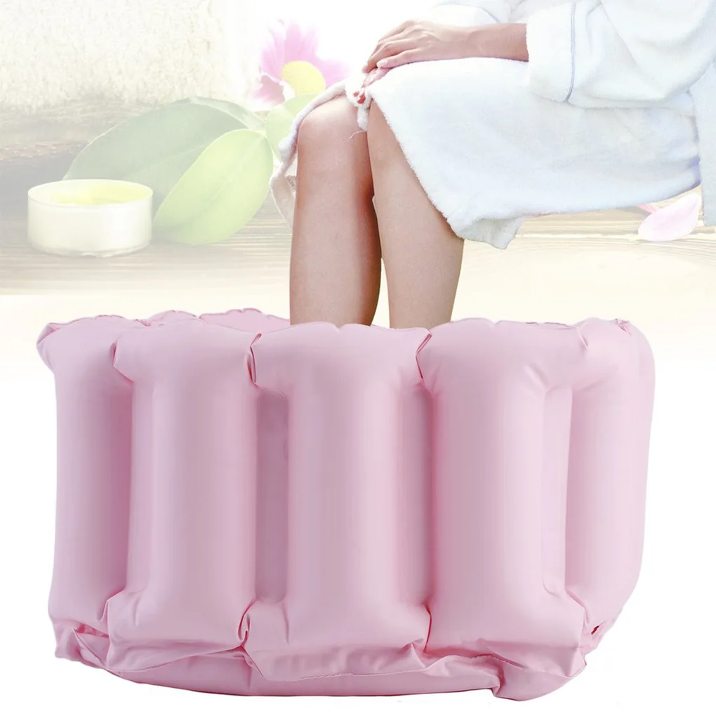 

New Hot Inflatable Foot Basin For Pedicure Care Home Use Feet Soak Inflatable Bath Basin