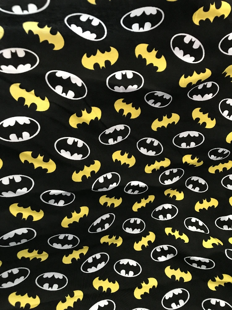 cotton knitted fabric Batman Cloth Cartoon stretch fabrics For Patchwork  Original Sewing DIY Baby clothes _ - AliExpress Mobile