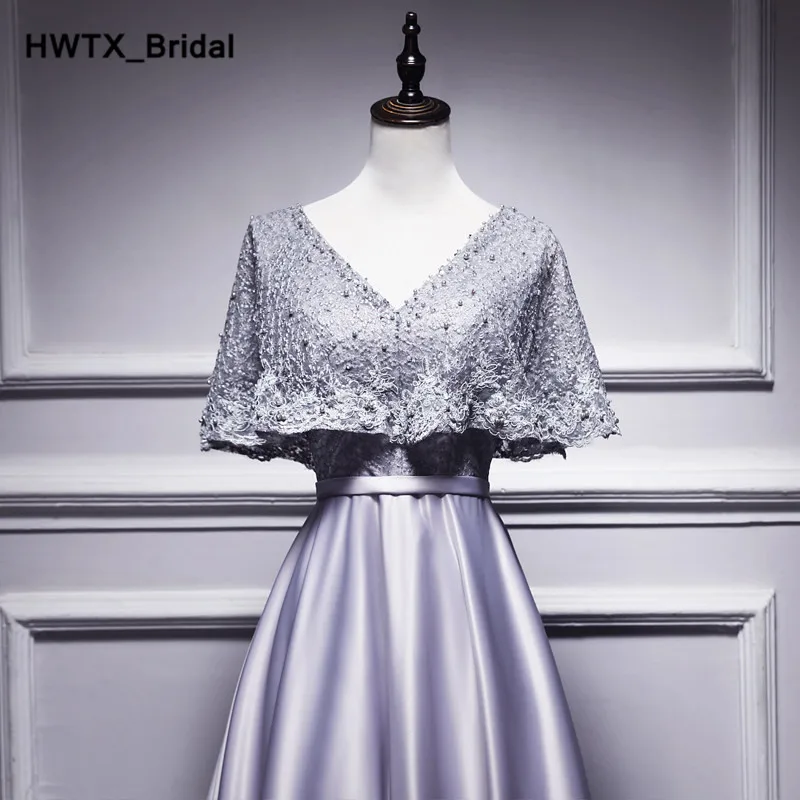 ElegantLong платья невесты 2018-линии v-образным вырезом Аппликация Кружева Свадебная вечеринка платье для Новинки для женщин плюс Размеры Vestido