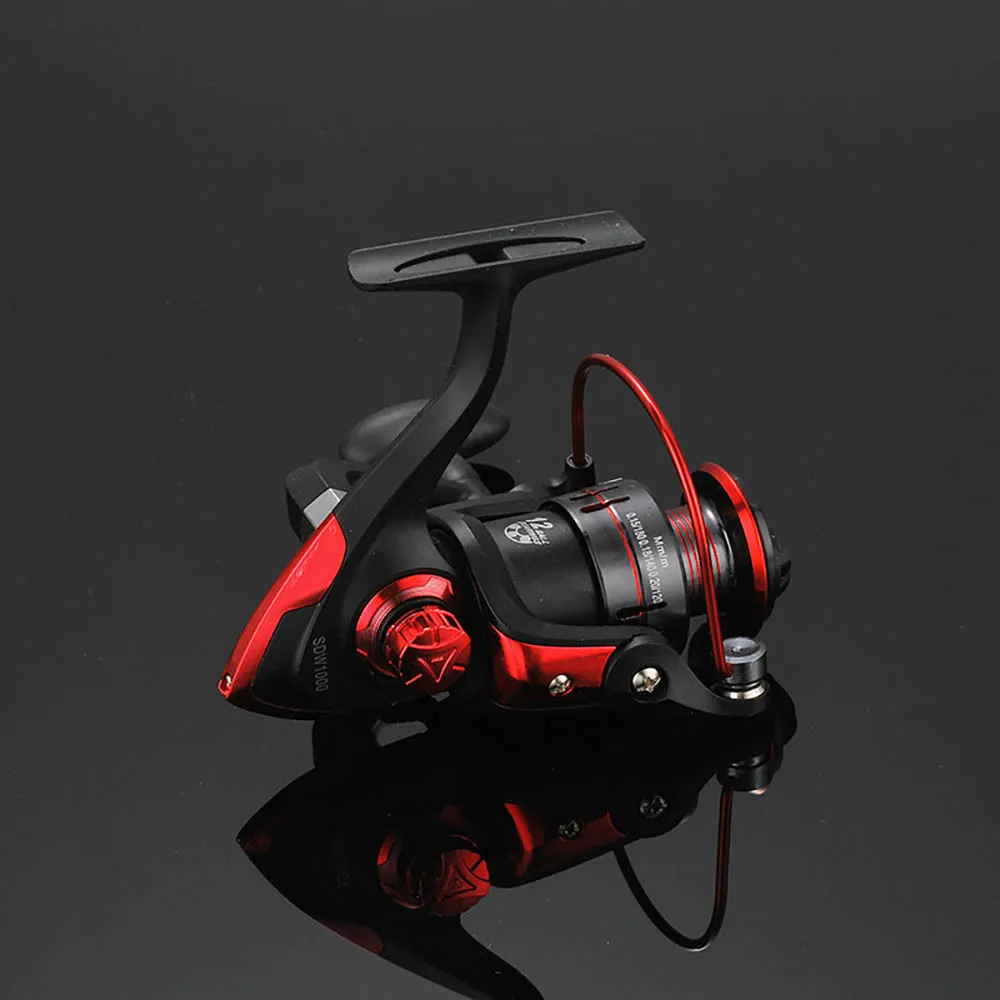 

Spinning reel Smooth 12BB Spinning Fishing Reel CNC Machined Drag Right/Left Retrieve Inshore Spin Reel for Saltwater
