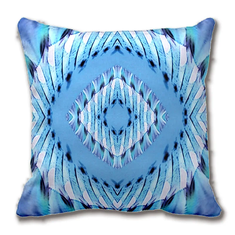 Lavender Blue Faux Chenille Throw Pillow Decorative Cushion Cover Pillow Case Customize Gift By