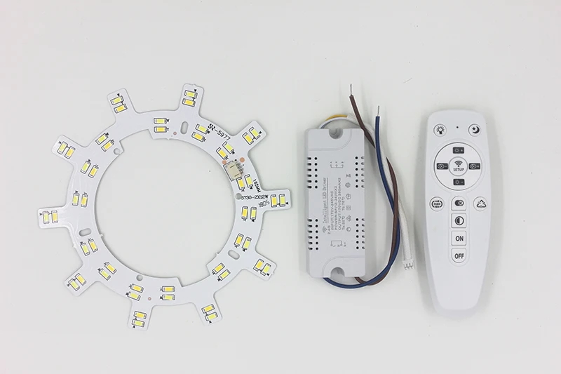 Светодиодный 5730 SMD магнитный 2,4G wifi смарт Модифицированная плата для спальни дома фойе светодиодный потолочный светильник Замена с пультом дистанционного управления