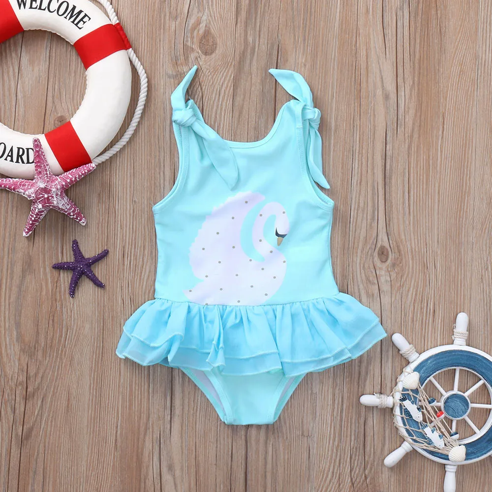 

Girls Clothes Kid Clothes Baby Clothes Child Toddler Baby Girls Swimsuits Animal Printing Lace Swimwear Bathing Suit