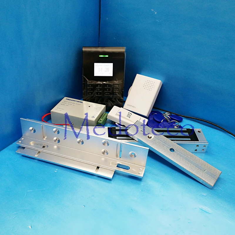 

DIY Tcp/ip Rfid Access Control System Kit Proximity ID Card Door Access Control Kits 280KG Maganetic Lock with ZL Bracket