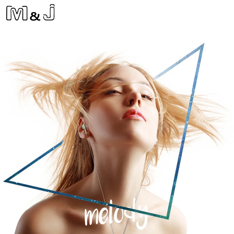 Портативные стереонаушники M & J с микрофоном 120 см|bass earphones|earphones for iphonefor iphone 5 |