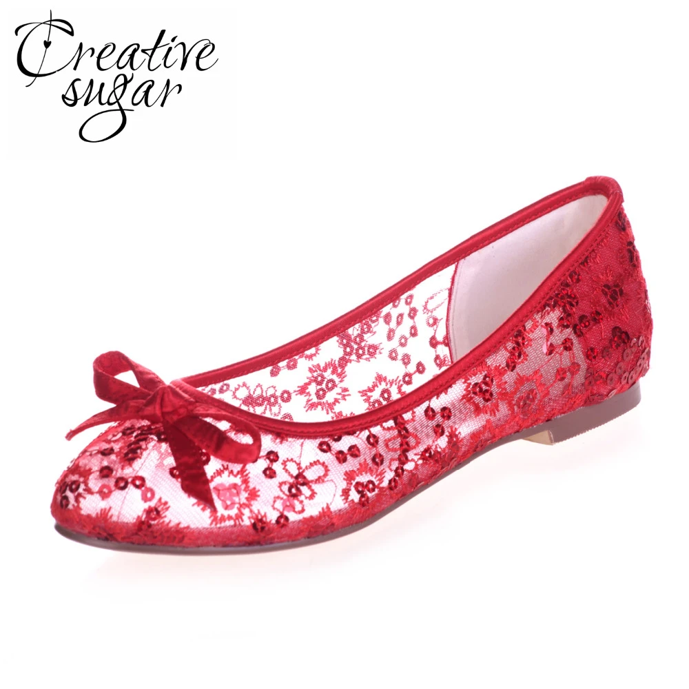 lace ballet flats wedding