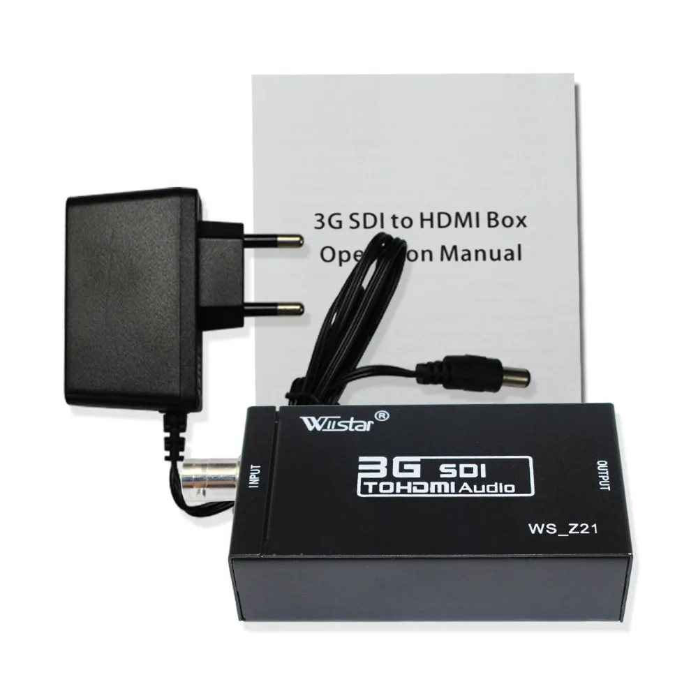 WIISTAR SDI HD 3G к HDMI 720p/1080p адаптер видео конвертер со встроенным аудио|Кабели HDMI| |