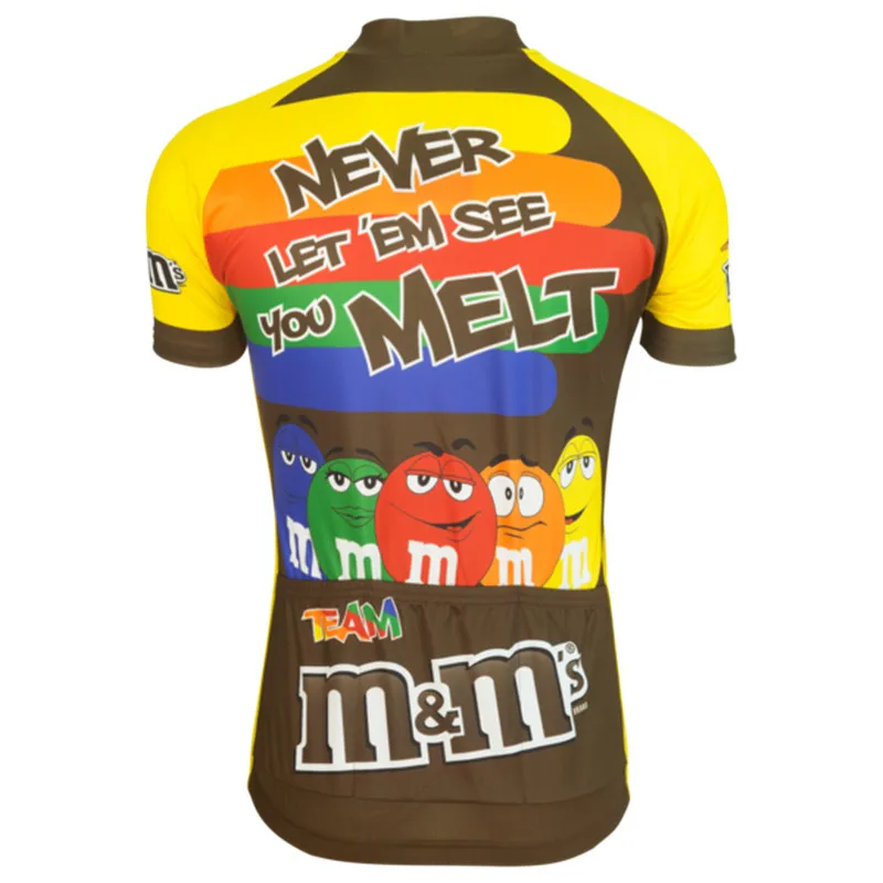 M& Ms, 7 цветов, летние майки для велоспорта,, забавная одежда для велоспорта, Mtb, рубашка, топ, рубашка, короткий, Майо, Ropa Ciclismo