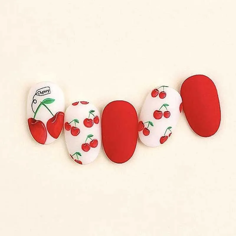 Новинка, 1 шт., летняя серия фруктов, самоклеющиеся 3D наклейки для ногтей, наклейки лимон/авокадо/клубника, красивые наклейки для ногтей, MYHY328-336