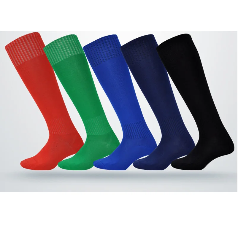 Adult Football Socks Antiskid Soccer Knee High Breathable Training