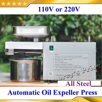 

Commercial Grade 304 Stainless Steel Olive Oil Press Machine Nut Seed Automatic Stainless All Steel Presser High Oil Extraction