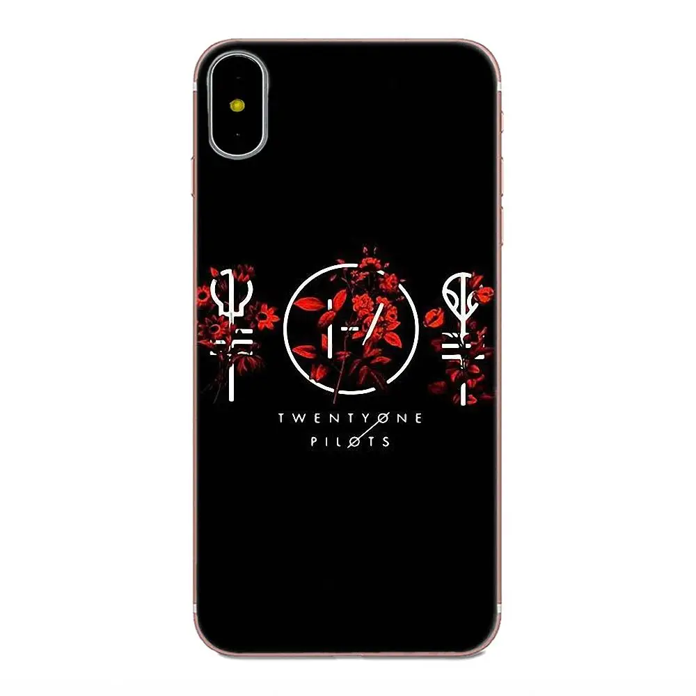 Мягкий ТПУ индивидуальный дизайн для Apple iPhone 4 4S 5 5C 5S SE 6 6S 7 8 Plus X XS Max XR Twenty One Pilots