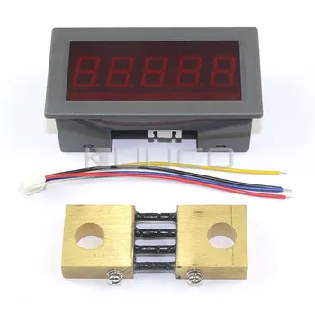 

Digital Ammeter/Tester +/- 0 ~ 300A Current Meter High Accuracy Ampere Meter 0.56" Red Led Display Panel Meter + Resistive Shunt