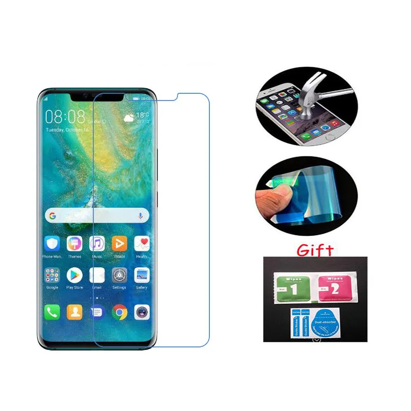 3x защита для экрана из закаленного стекла Huawei Mate 20 RS нано мягкая Взрывозащищенная