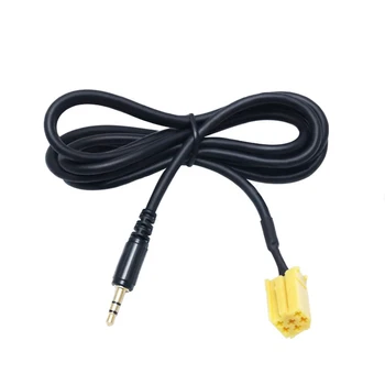 

Car Stereo Aux input Vehicle Lead Cable Adaptor 3.5MM Audio Player With Two Radio Keys For Alfa Romeo 159 Fiat Grande Punto