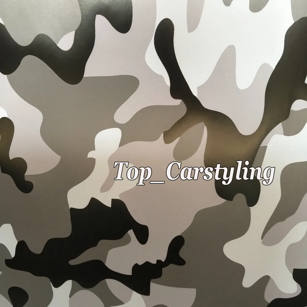 winter snow white black grey arctic camo vinyl car wrapping styling foile sheets film vinyle (5)