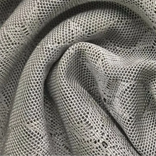 elastic jacquard mesh antibacterial anti radiation conductive fabric