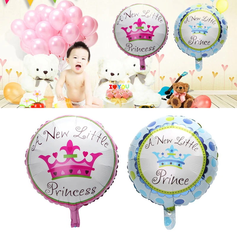 Boy Girl Foil Helium Balloon for newborn Baby Shower Christening
