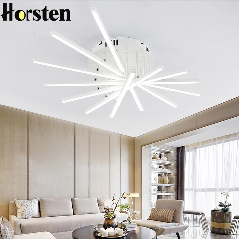 

Horsten Modern Nordic LED Ceiling Light Creative Living Room Dining Room Decoration Lighting Romantic Bedroom Ceiling Lamp 220V