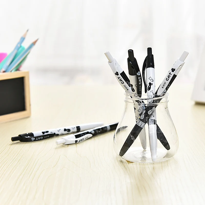 1 шт. 0,7 мм шариковые ручки с рисунком кота из мультфильма материал Escolar школьные принадлежности офисные аксессуары Высокое Качество Mb шариковая ручка