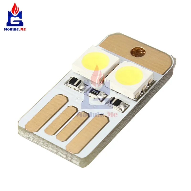 

5PCS Super Mini USB LED Night Light White Model Double Sided Pluggable Power Supply Lamp Bulb Led Keychain Portable New