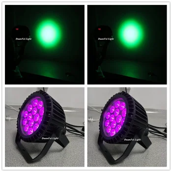 

16lot Outdoor Waterproof 14x18W Led Par Light RGBWAUV Wash Par Can Stage Lights for Disco Ballroom KTV Bar Stage Club
