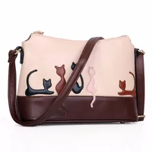 HOT Date De Mode PU Sacs À Main en cuir Femmes Chat Lapin En Cuir Sac À Bandoulière Cross Body Sac À Main Sac À Main Messenger bolsas feminina