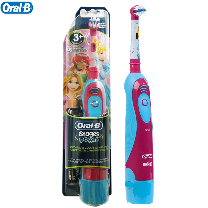 Детская зубная щетка для зубов Oral B DB4510 детская принцессы мягкая