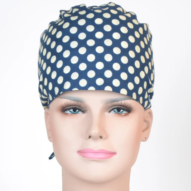 medical scrub cap long hair women Small dogin Accessories from Novelty & Special Use on