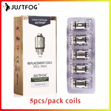 20 шт./лот JUSTFOG Q16 P16A катушки 1.2ohm и 1.6ohm японский органический хлопок комплект катушек для Q16 Q14 S14 G14 C14 starter kit
