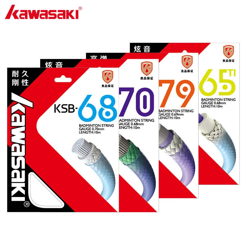 Hot Item Line-Accessories Racket-String Badminton Professional Kawasaki Strung-Service Get High-Elastic 76XB6xDO