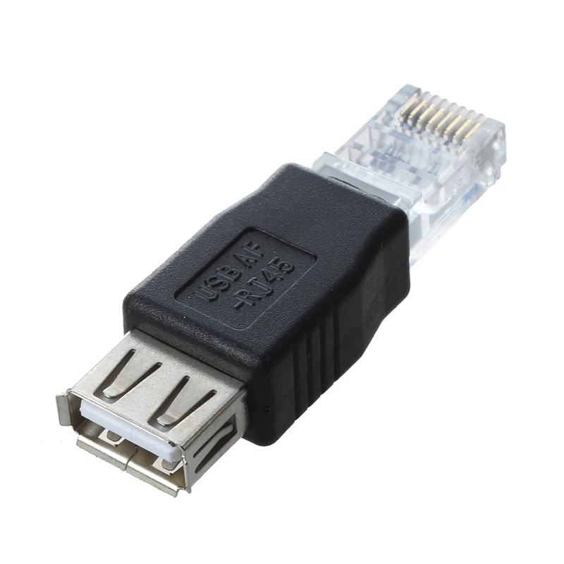 Муфтовый стыковочный USB на обоих концах для подключения внешних устройств к RJ45 8P8C адаптера переменного тока разъем