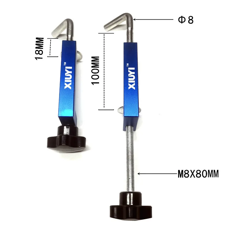 Многофункциональный деревообрабатывающий зажим из алюминиевого сплава крепежный прибор для деревообработки скамейки пилы машины деревообрабатывающий станок