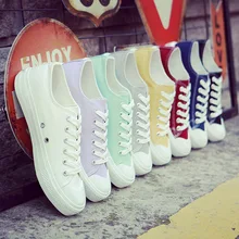2017 New white canvas shoes female spring and summer white shoes women casual shoes students