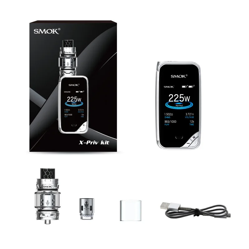 SMOK X Priv электронных сигарет Vape Комплект 18650 Батарея Mod коробка с TFV12 принц