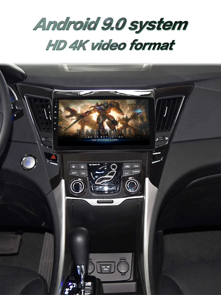 4G Lte Android 9,0 Автомобильный мультимедийный навигатор gps dvd-плеер для hyundai Sonata I40 I45 I50 2011- лет ips экран радио