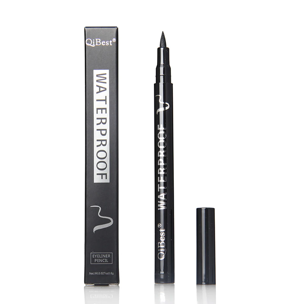 Buy 1Pc New Brand Qibest Black Eyeliner Waterproof